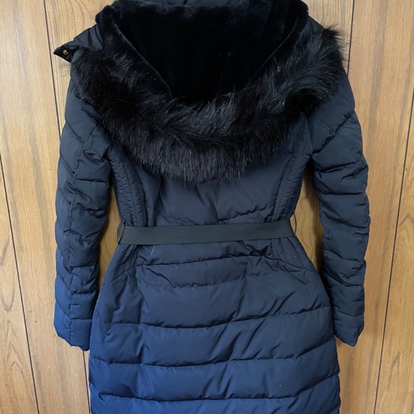 Zara Long Belted Puffer - Picture 2 of 3